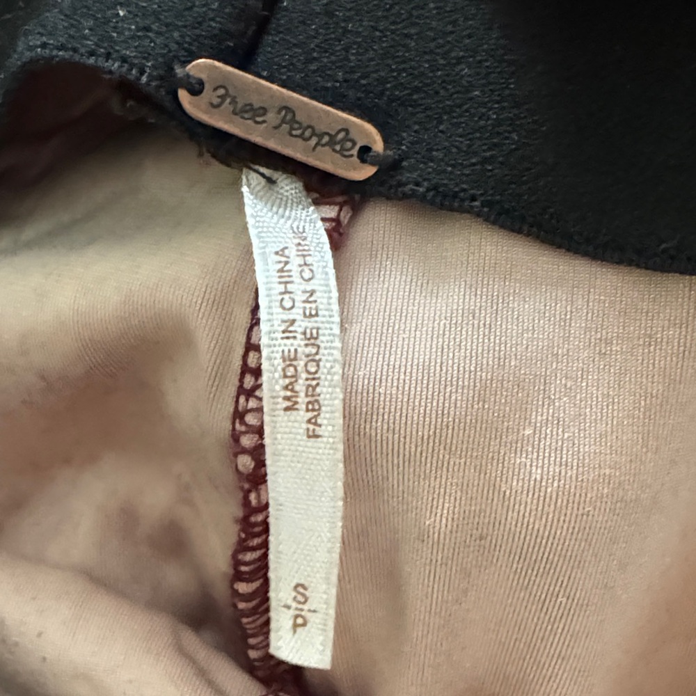 Free People Velvet Floral Flare Pants - Picture 2 of 3